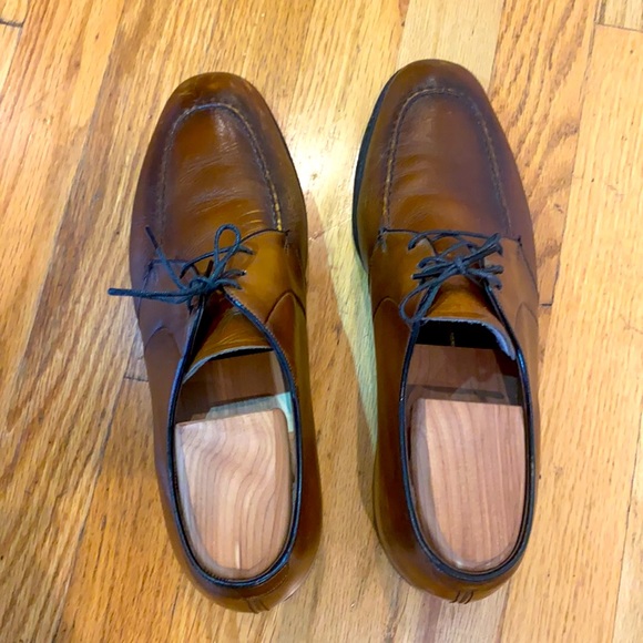 Botany Brown leather dress shoes. - Picture 4 of 8
